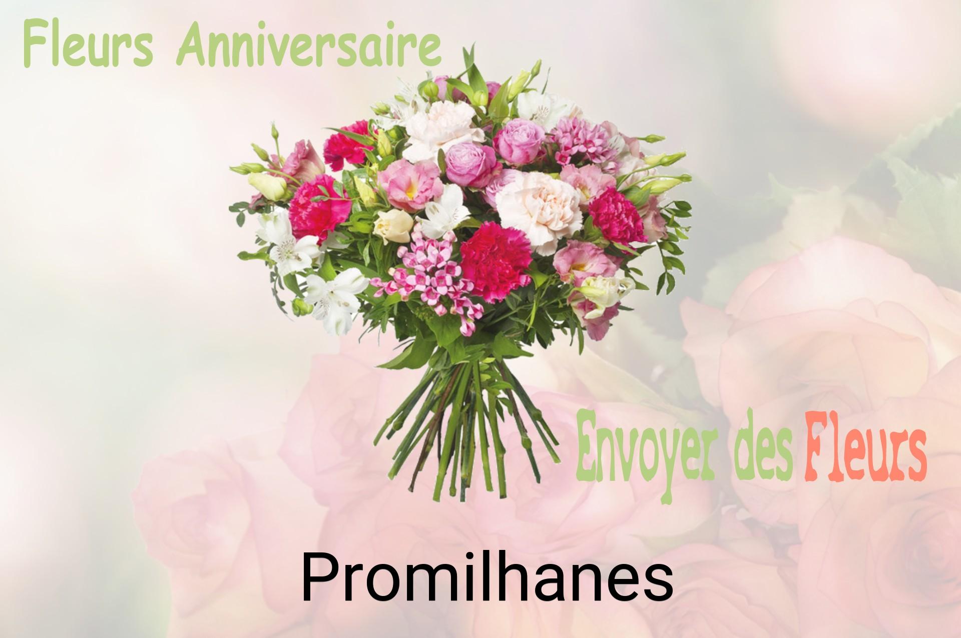 Bouquet de fleurs d’anniversaire livré à Promilhanes